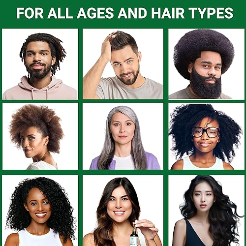 Miniatura 5 de Seddy Aceite para el crecimiento del cabello  Cafeína, ricino, biotina, menta, argán, jojoba, aceite de romero para el crecimiento del cabello,