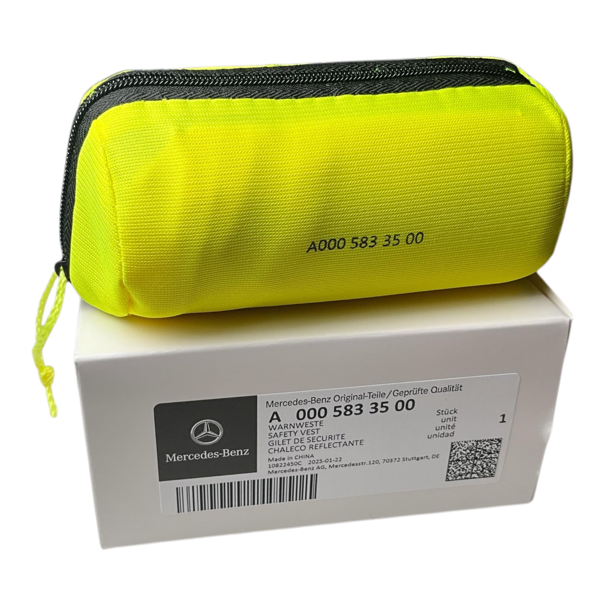 Mercedes-Benz Collection Chaleco Reflectante | Compacto | ECE | Amarillo
