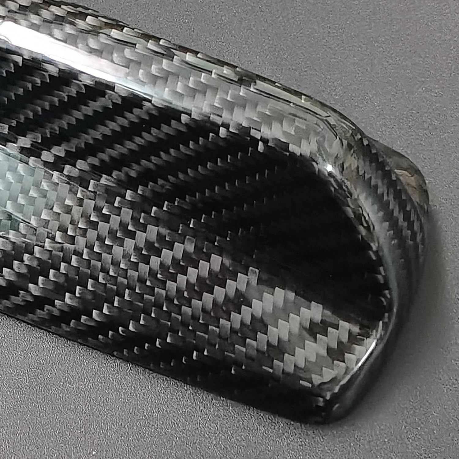 SUNJIKA Real Carbon Fiber Shark Fin Antenna Cover Compatible with Dodge Challenger 2009-2023,Challenger SRT 2008-2023 Radio Signal Base Trim Black