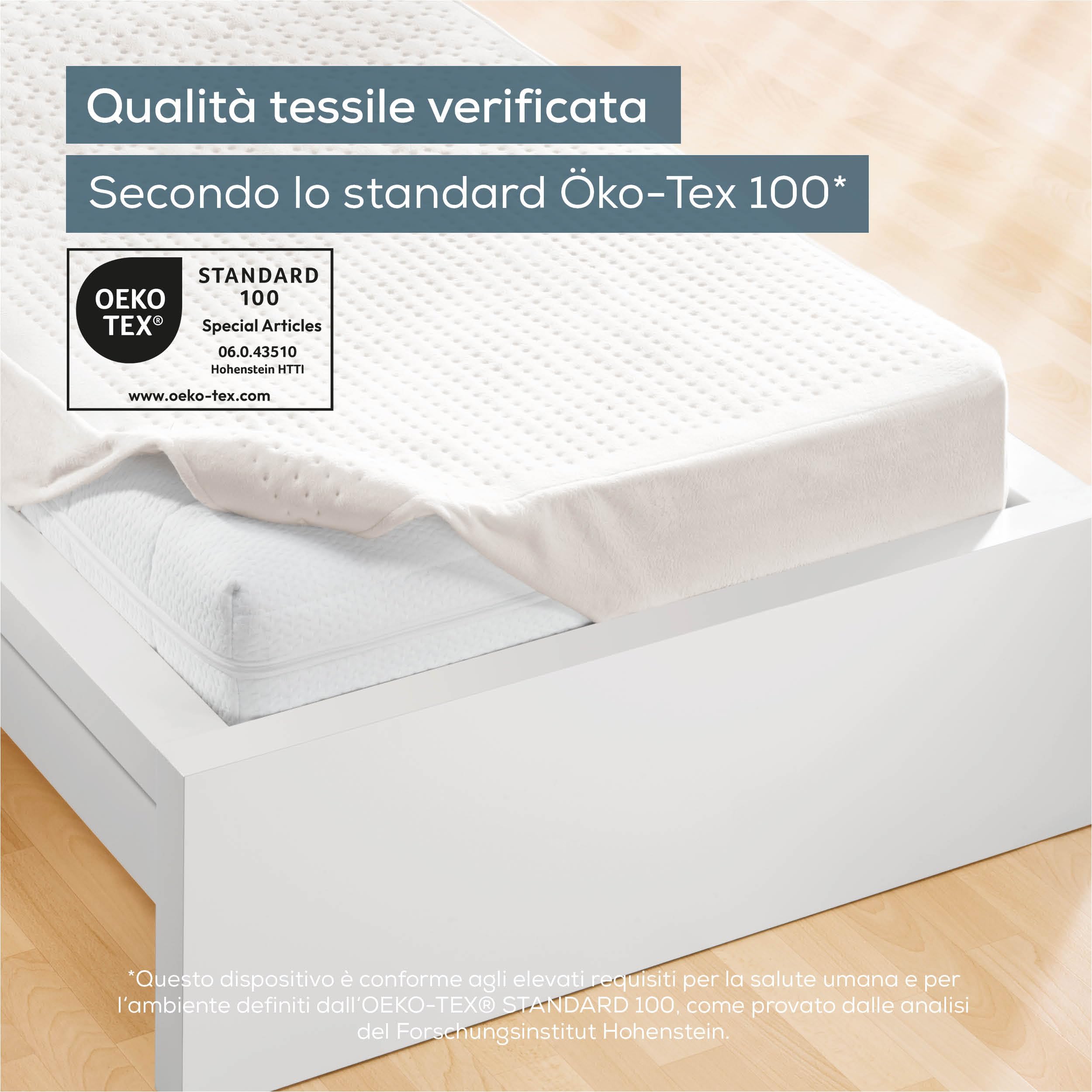 Beurer UB 101 Scaldaletto per materasso singolo 198 × 92 cm, 2 zone di riscaldamento diverse, 9 livelli di temperatura, spegnimento automatico, modalità ECO, lavabile in lavatrice