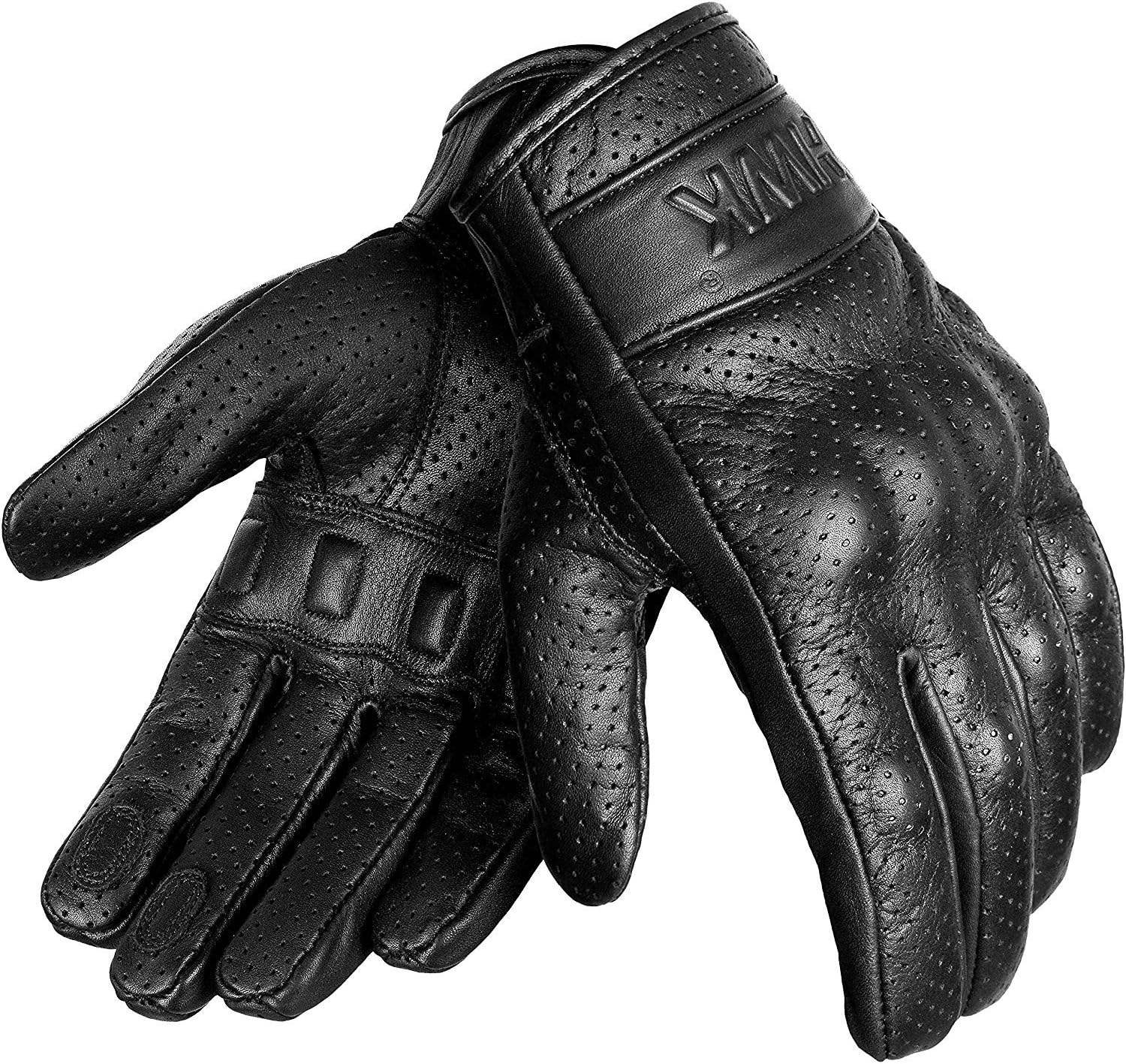 Motorcycle Gloves Men Motocross Motorbike Tactical Moto Riding Biker Leather Driving Racing Gloves
