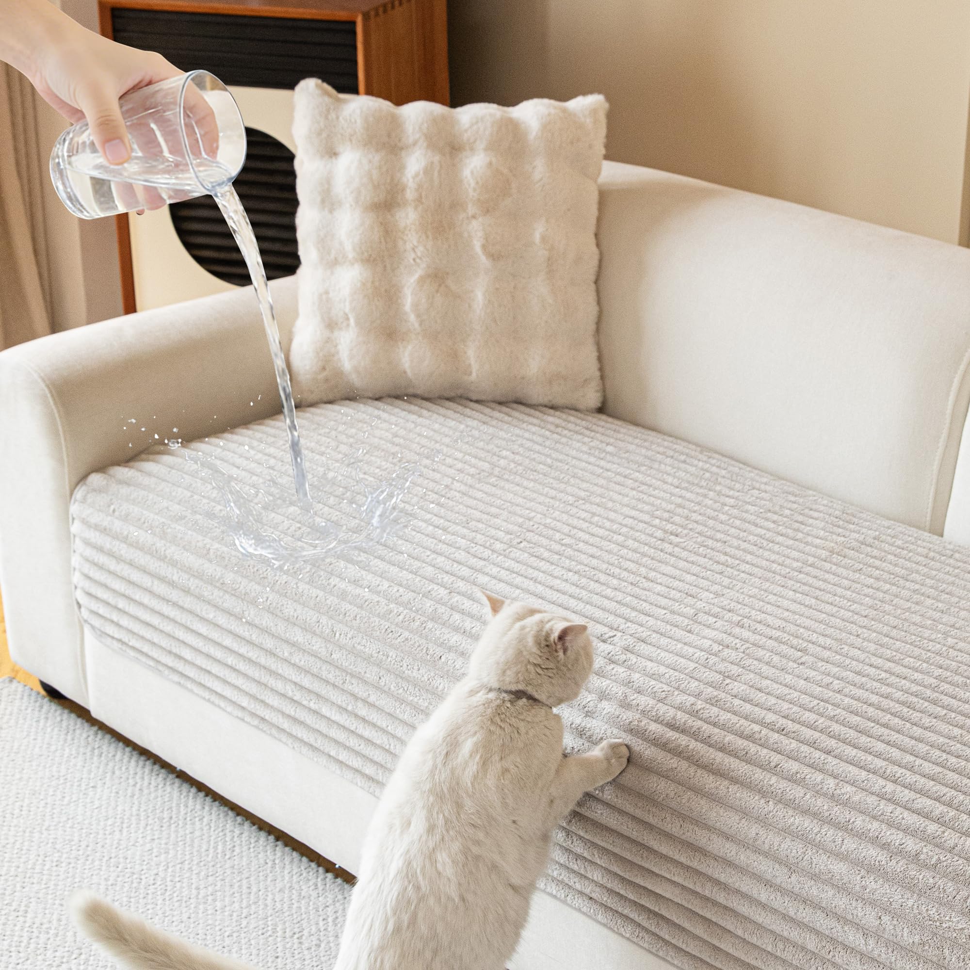 MYSKY HOME 100% Waterproof Couch Cover