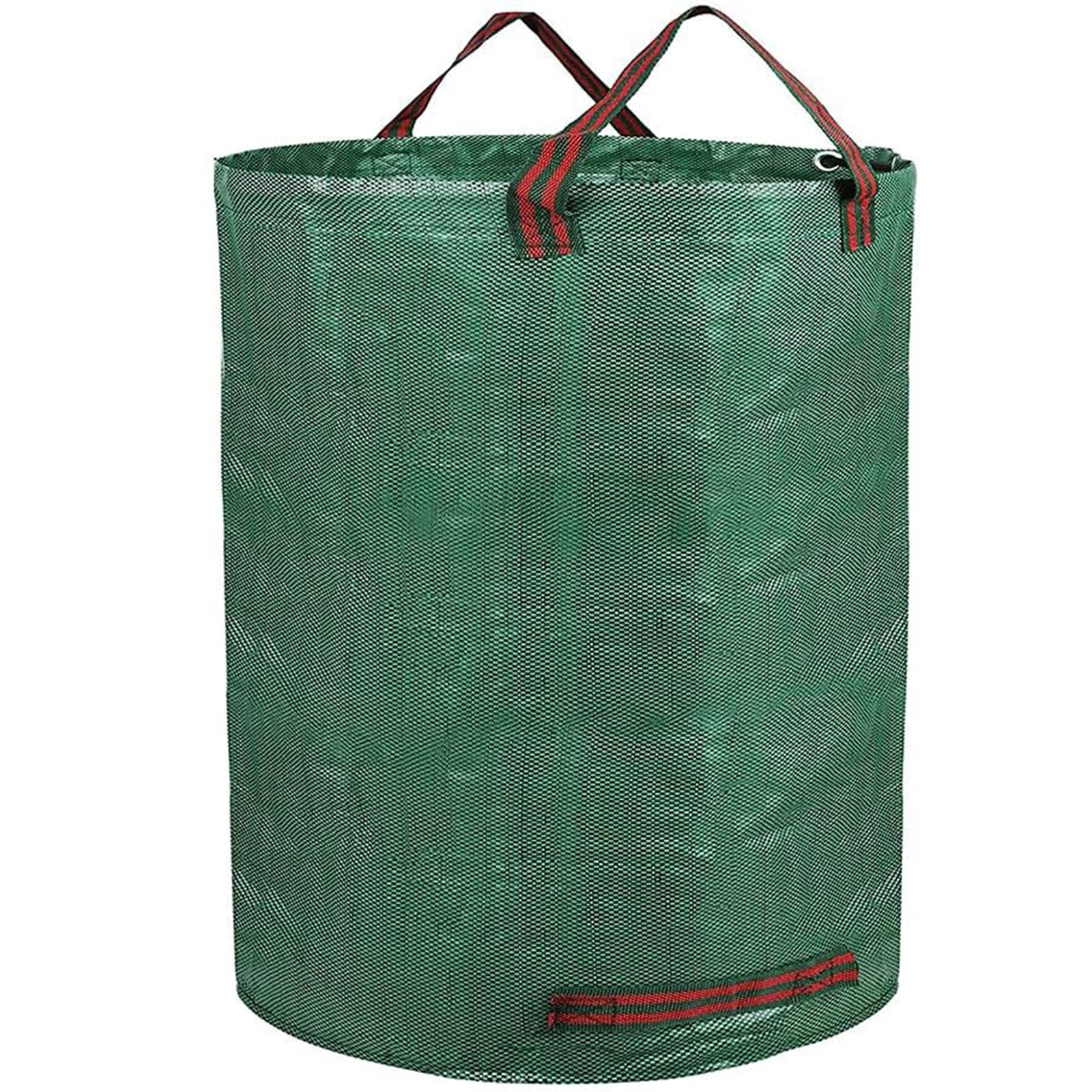 Lar - Bolsas de basura de 105 n yardas, bolsa de jardín y hojas de pie con 4 asas para recortes Ln, hierba, malezas y recogida de basura al aire libre, paquete de 4