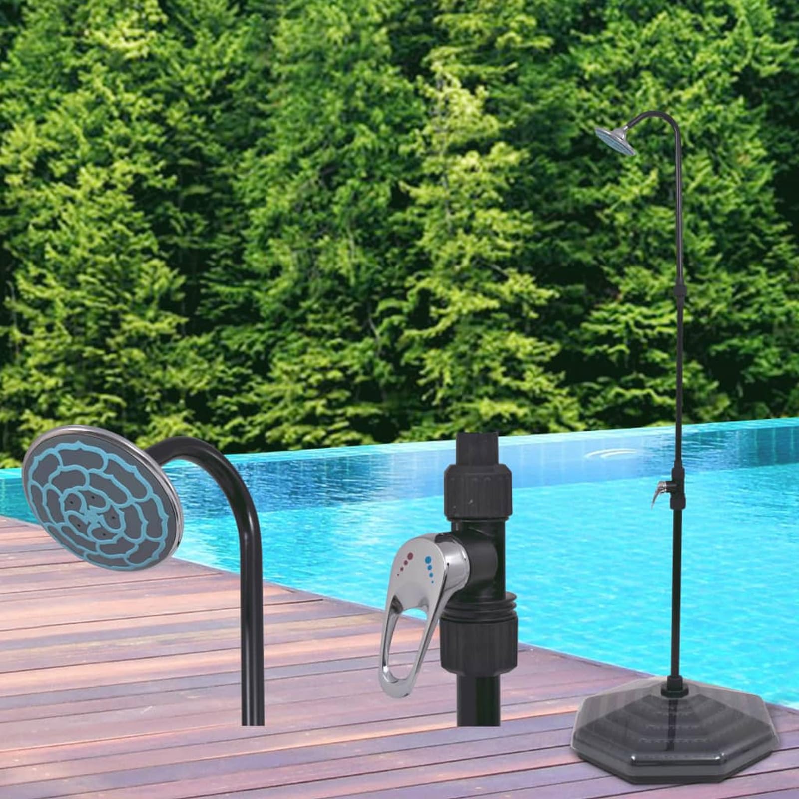 Solardusche 20 L Aluminium HDPE, Gartendusche Aussendusche, Solar Dusche Für Garten, Garten Dusche, Pool Dusche, Garten Brause, Solardusche Für Garten