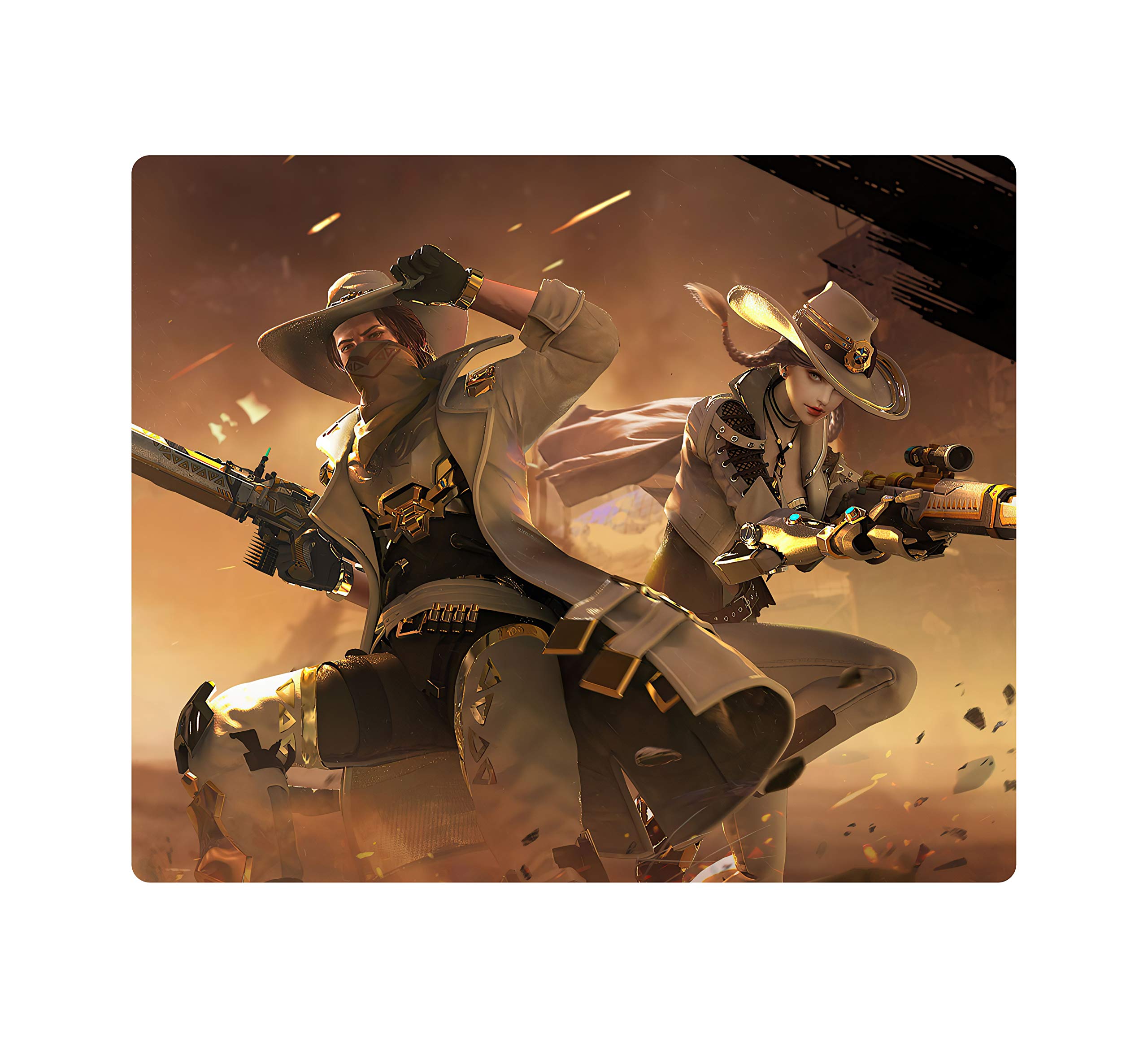 GOLDEN FEATHER® Anti Skid Free Fire Printed Designer Mousepad (Free Fire 3)