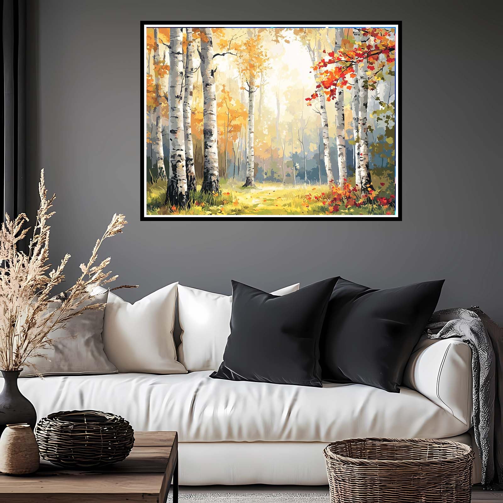 Malowanie po numerach, dla dorosłych na jesień, z ramką, 71 x 102 cm, drzewo do malowania według numerów, zestawy dla dzieci, początkujących, z pędzlami akrylowymi, rysunek pigmentu, zrób to sam obraz