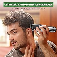 Vista 2 de Wahl Clipper - Kit recargable con cable/inalámbrico para cortar y recortar el pelo para cabezas, barbas más largas y aseo corporal completo