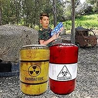 Vista 5 de Barriles inflables NINOSTAR para campo de batalla de combate