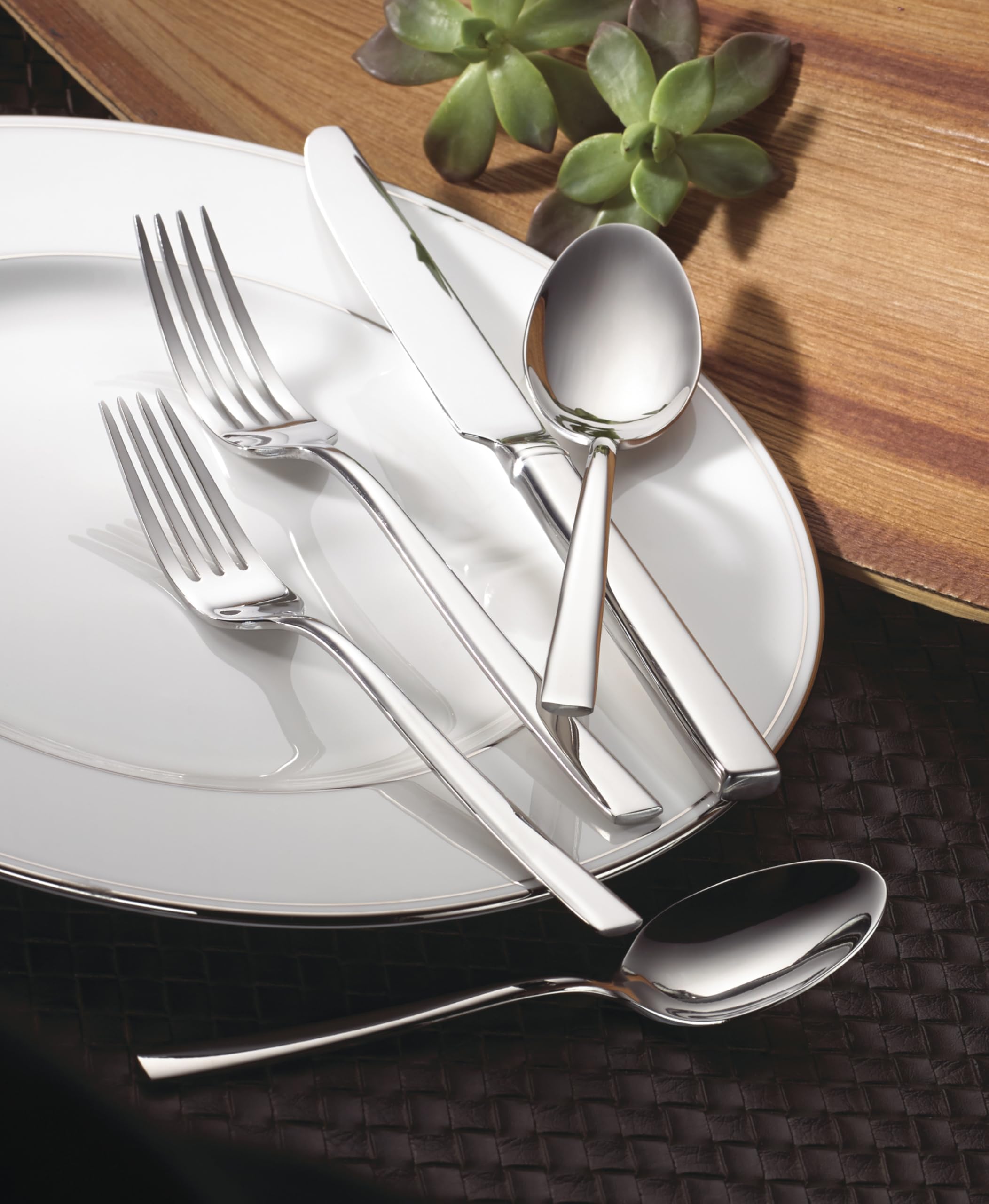 Amazon.com: Reed & Barton Cole 65Pc Flatware Set, 65 Piece, Silver