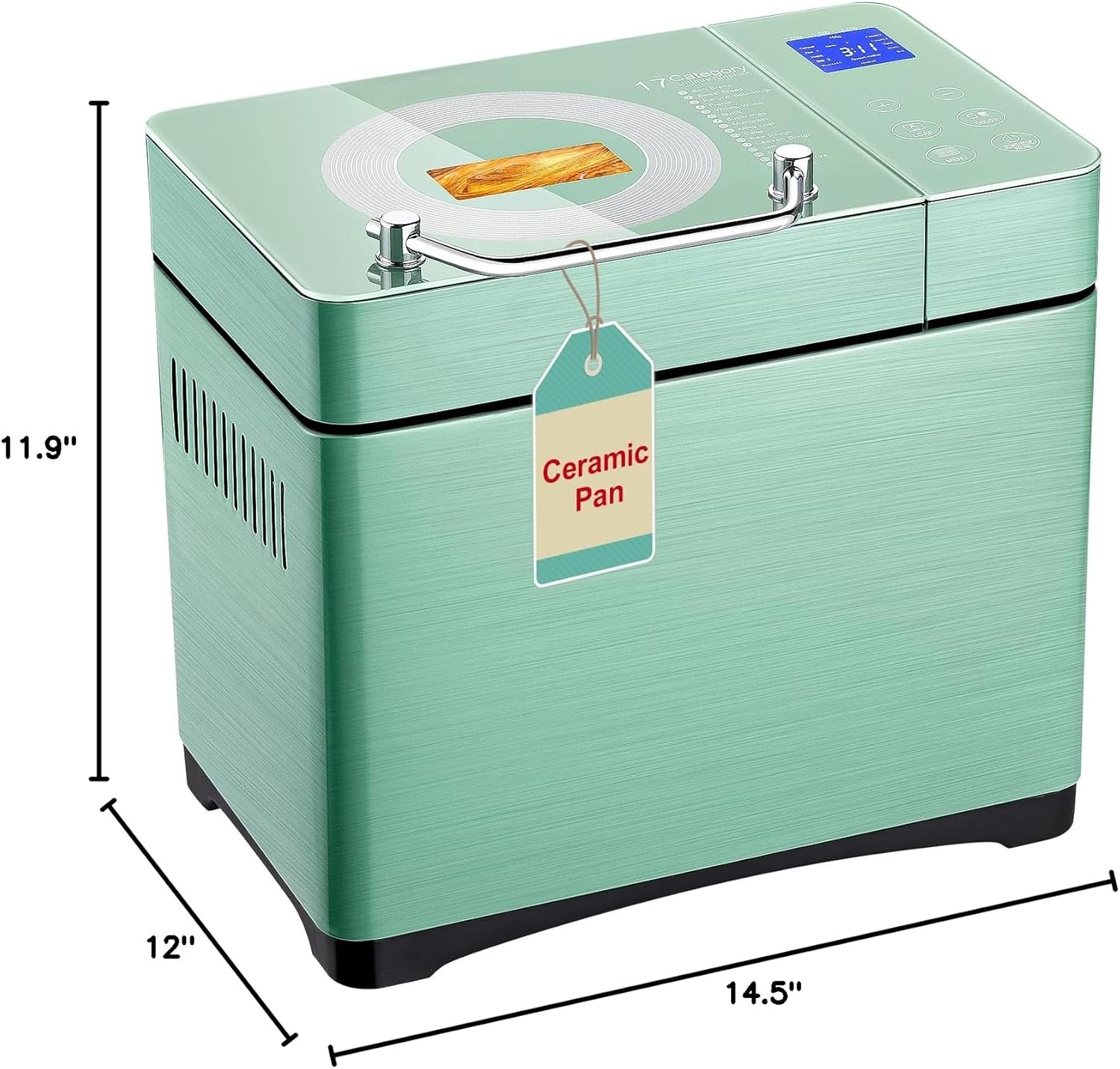 Dimensions of KEEPEEZ Bread Maker