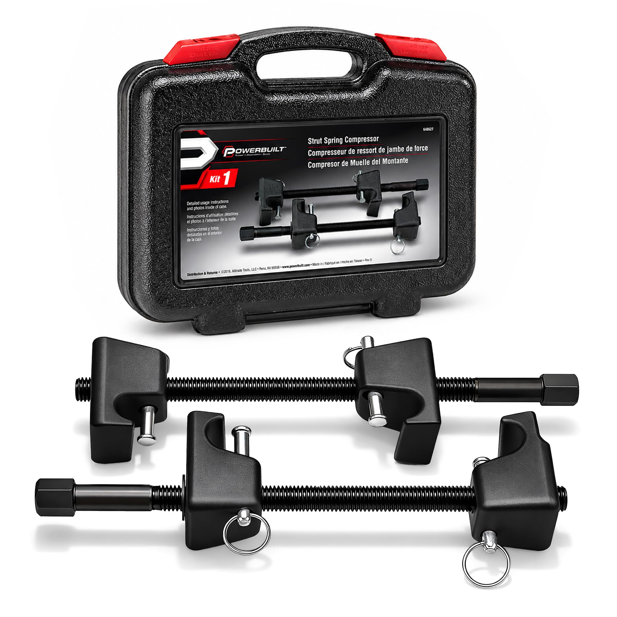 Powerbuilt Strut Spring Compressor, Removal, Installation, and