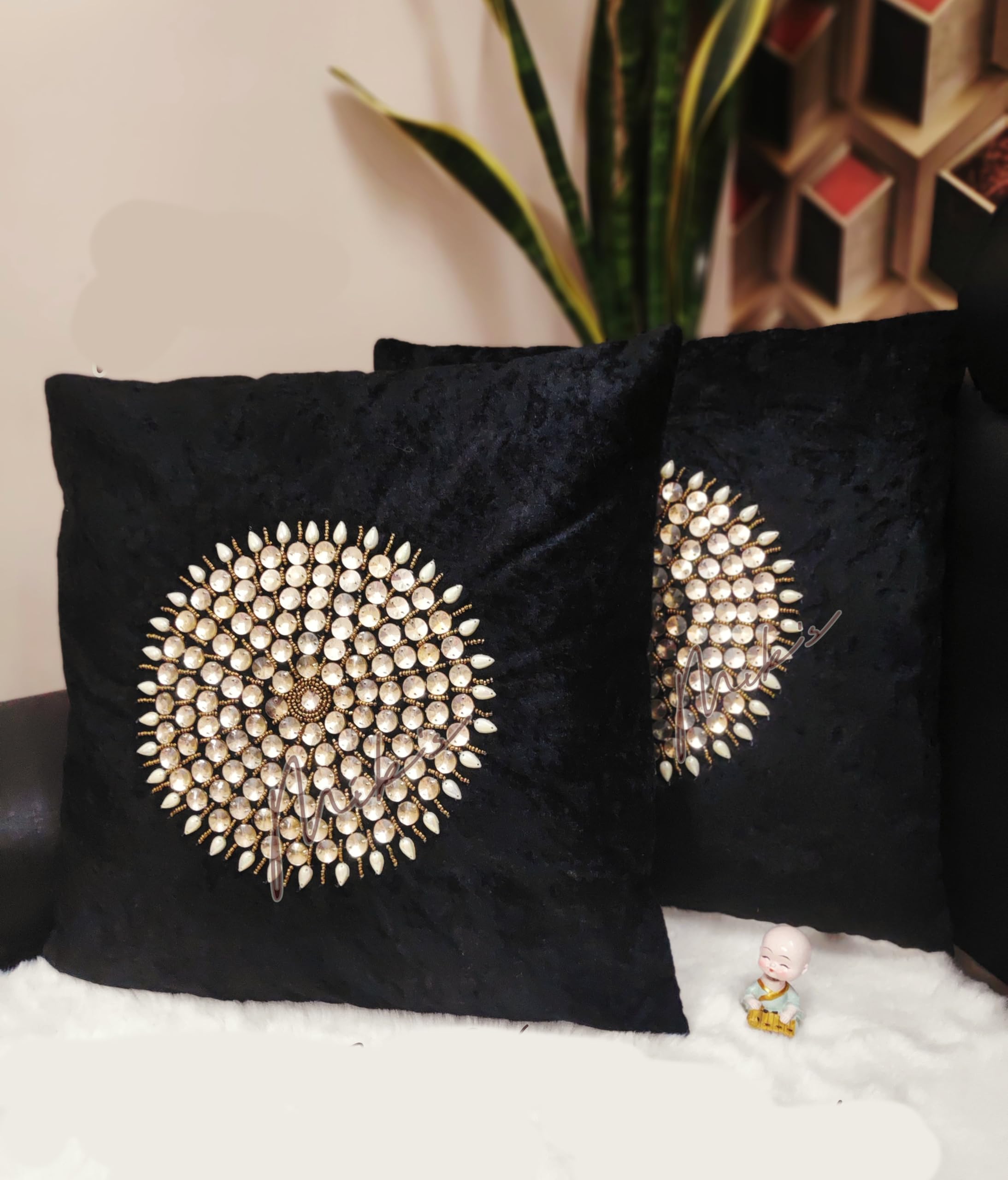 See full amazon price history chart for Mystik Homes Precious Embroidered Sequence Stone Work Sparkle Velvet Cushion Covers (12x18 inch) Set of 2 Cushion Covers (16x16 Inch, Brown) Mystik Homes Precious Embroidered Sequence Stone Work Sparkle Velvet Cushion Covers (12x18 inch) Set of 2 Cushion Covers (16x16 Inch, Brown) (B0CVHCMB7Z) Amazon Price History, Amazon Price Tracker