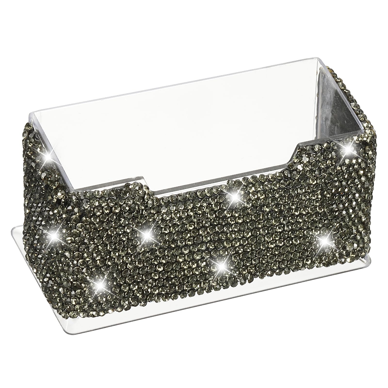 PATIKIL Rhinestone Business Card Holder
