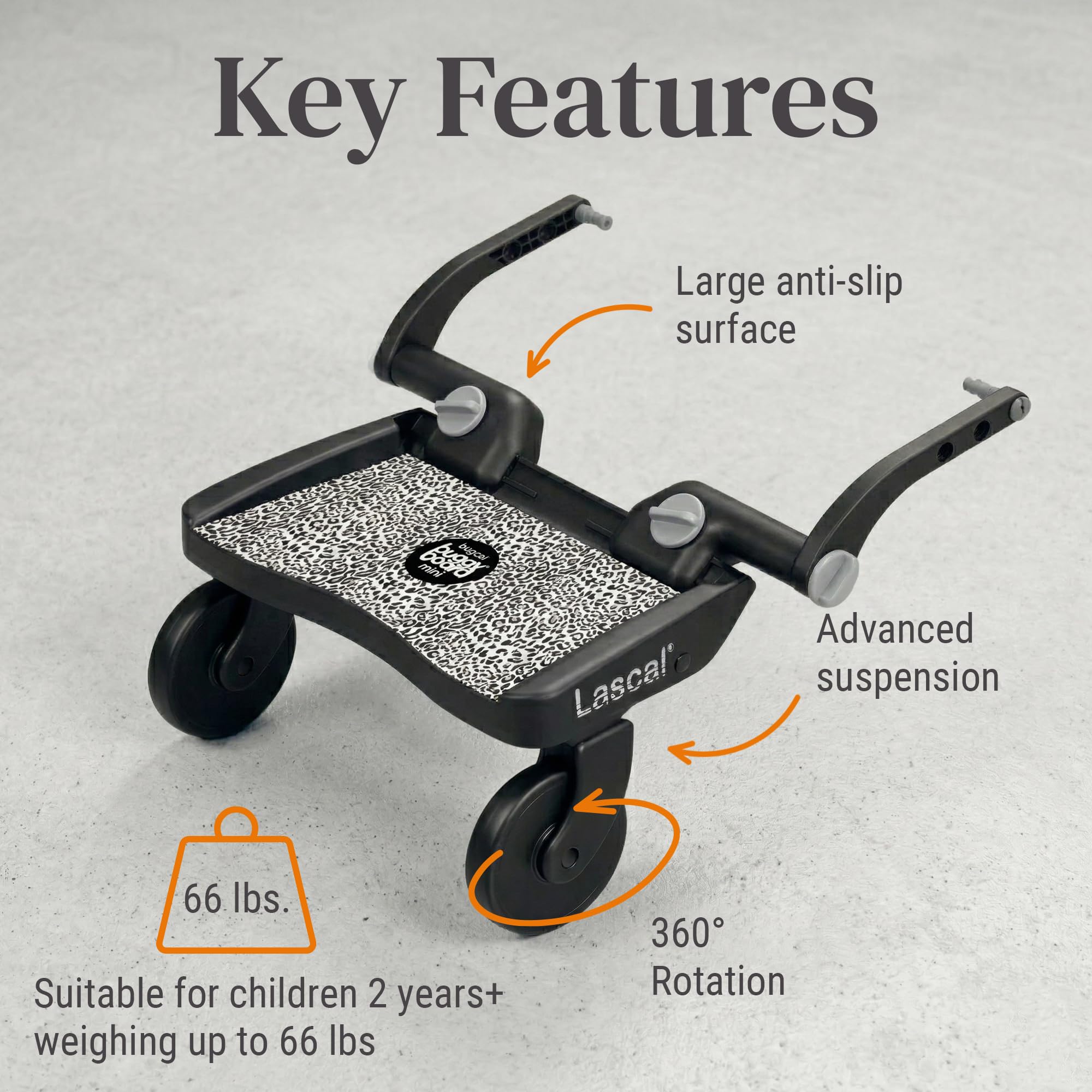 Amazon.com : BuggyBoard Mini - Leopard : Baby