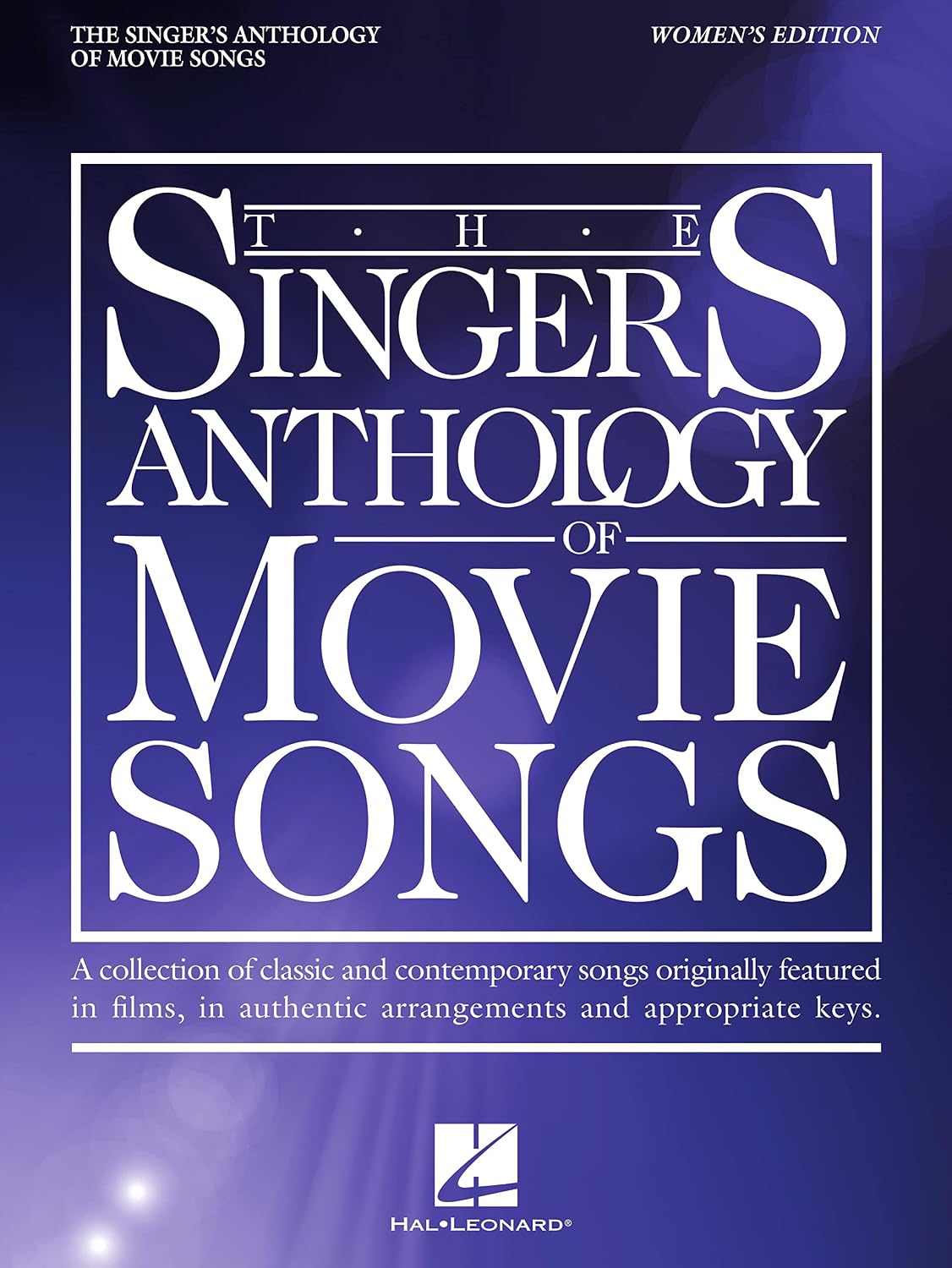 The Singer's Anthology of Movie Songs - Women's Edition