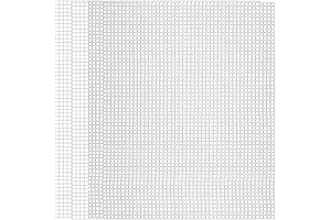 Premium Plastic Mesh Canvas Sheets (4 Pack) - Durable PVC Mesh for...