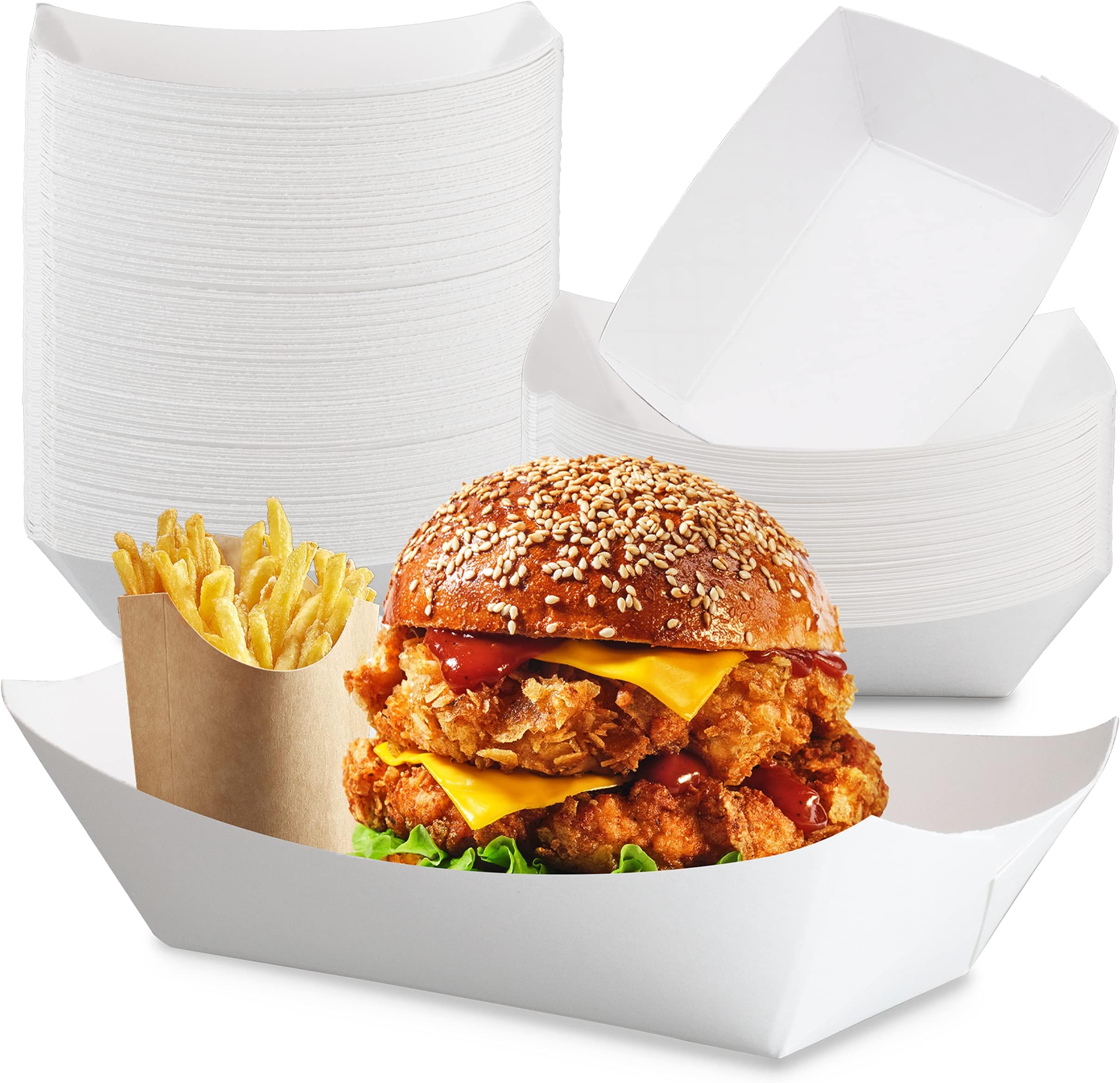 Amazon.com: Tioncy 48 Pack Safari Animal Party Paper Food Trays 5 lb ...