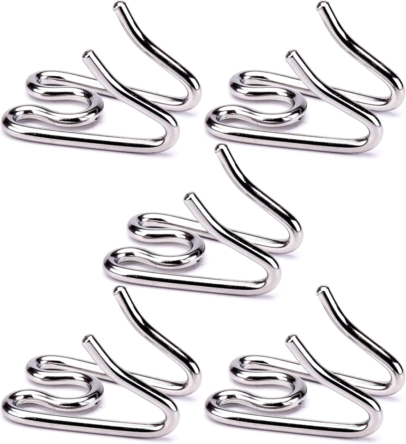 (5 Pack) Stainless Metal Canine Collar Further Hyperlinks Designed for two.25mmH-S Collar Hyperlinks, Silver