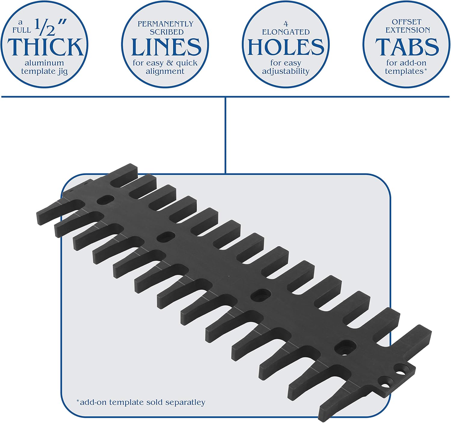 Peachtree Woodworking Supply Dovetail Jig Add-On Template