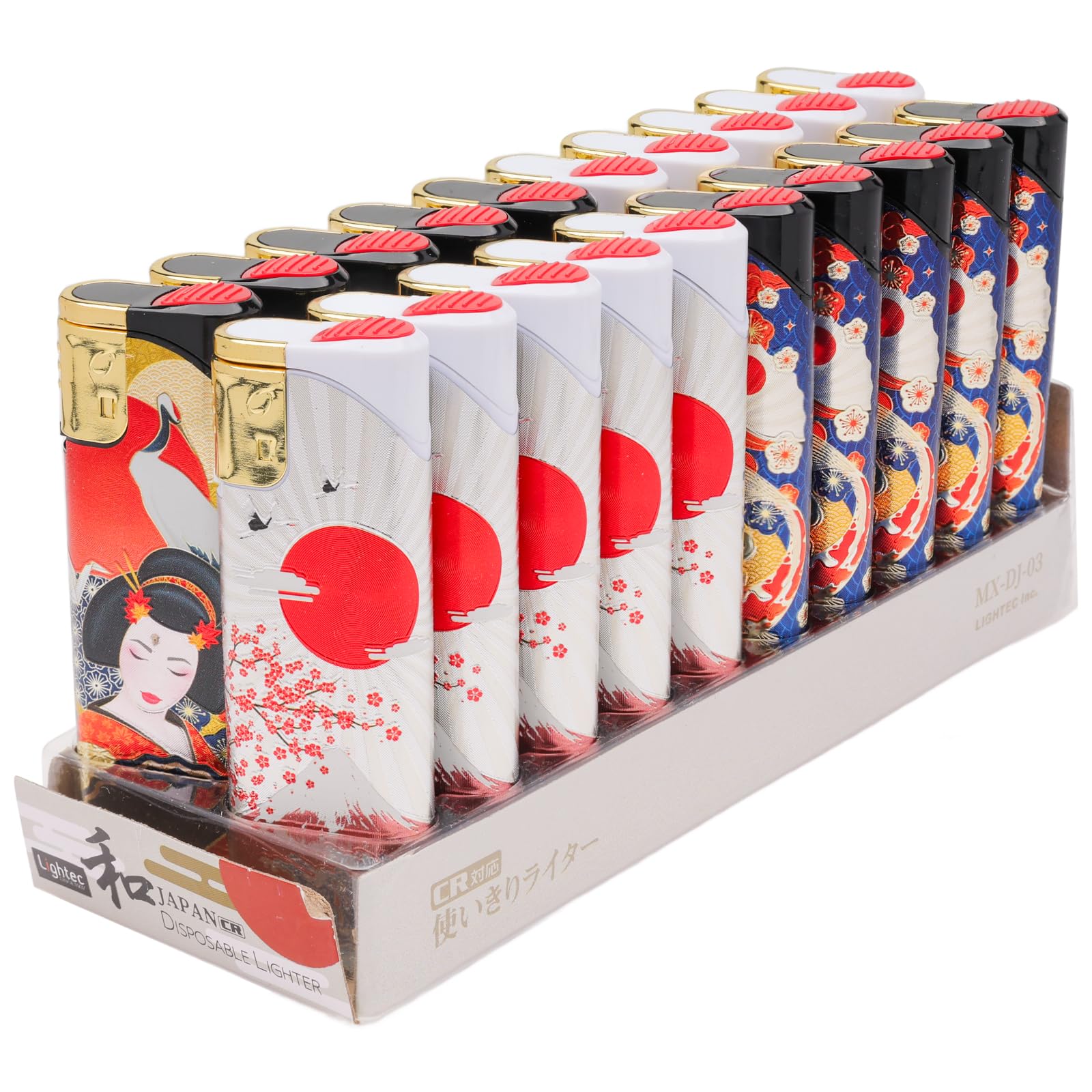 Amazon.co.jp: lightec(ライテック) ライター 使い捨て 20本セット