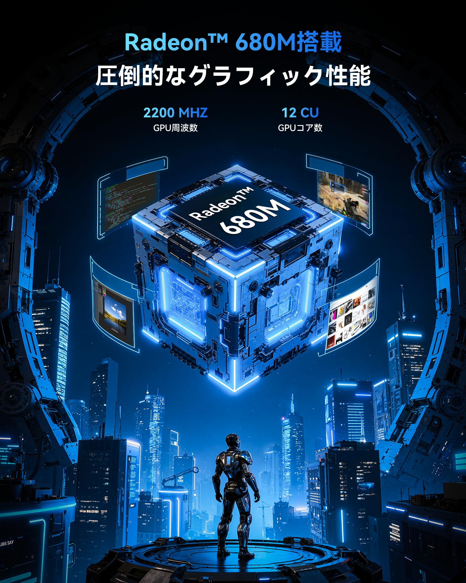 Amazon.co.jp: ACEMAGIC ミニpc AMD Ryzen 7 6800H 8C/16T最大3.7GHz