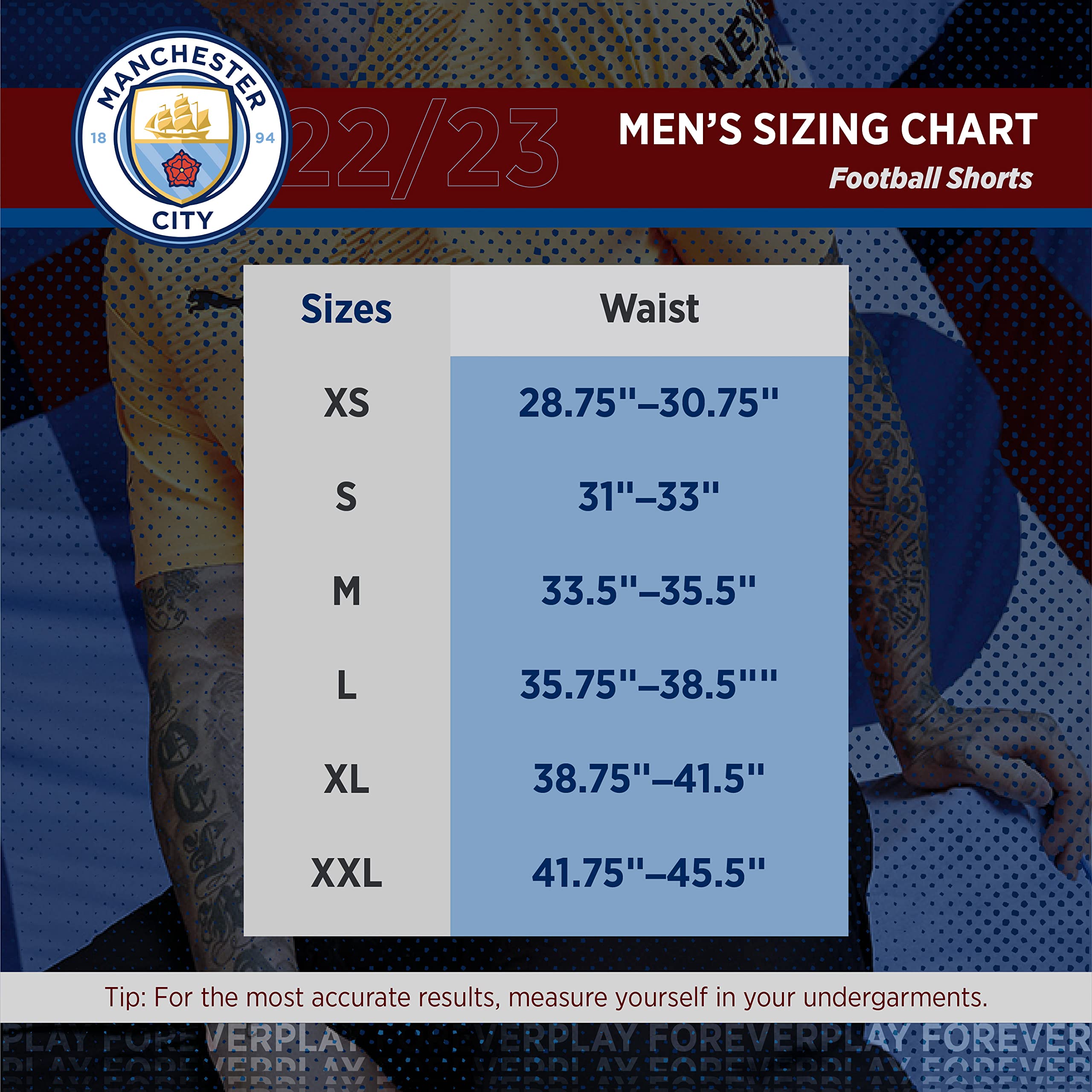 Puma MCFC Shorts Replica Homme, Peacoat-Whisper White, FR : L (Taille Fabricant : L)