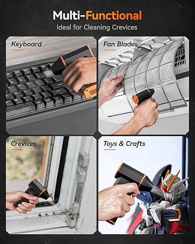 Miniatura 7 de WOLFBOX Arrancador de 4000 A, batería de coche de 12 V con cargador rápido de 65 W y plumero de aire eléctrico WOLFBOX MF50 de 110000 RPM Super Power