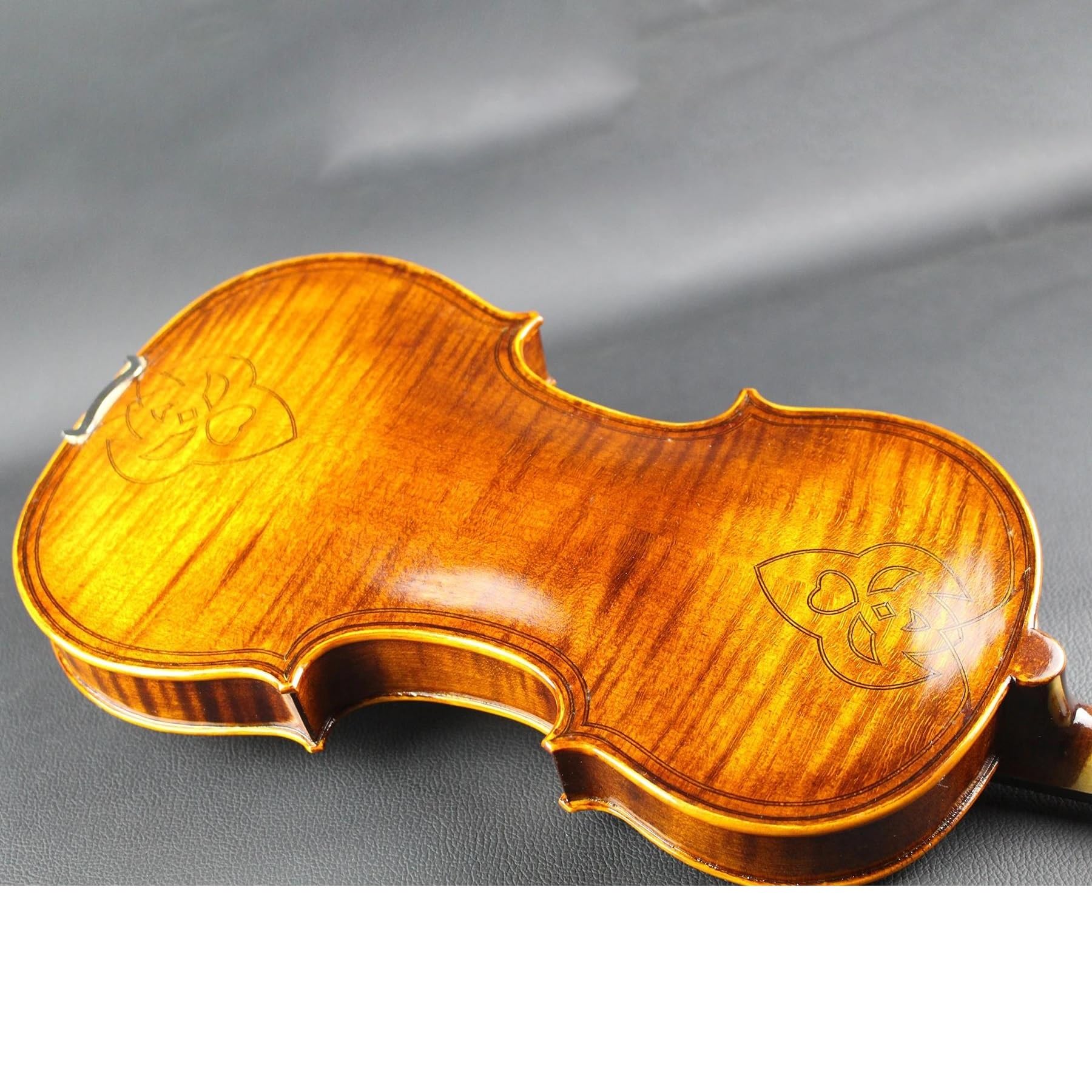 Kit Di Violino Professionale Custodia E Arco Per Violino Fatto A Mano Con Doppio Intarsio 4/4
