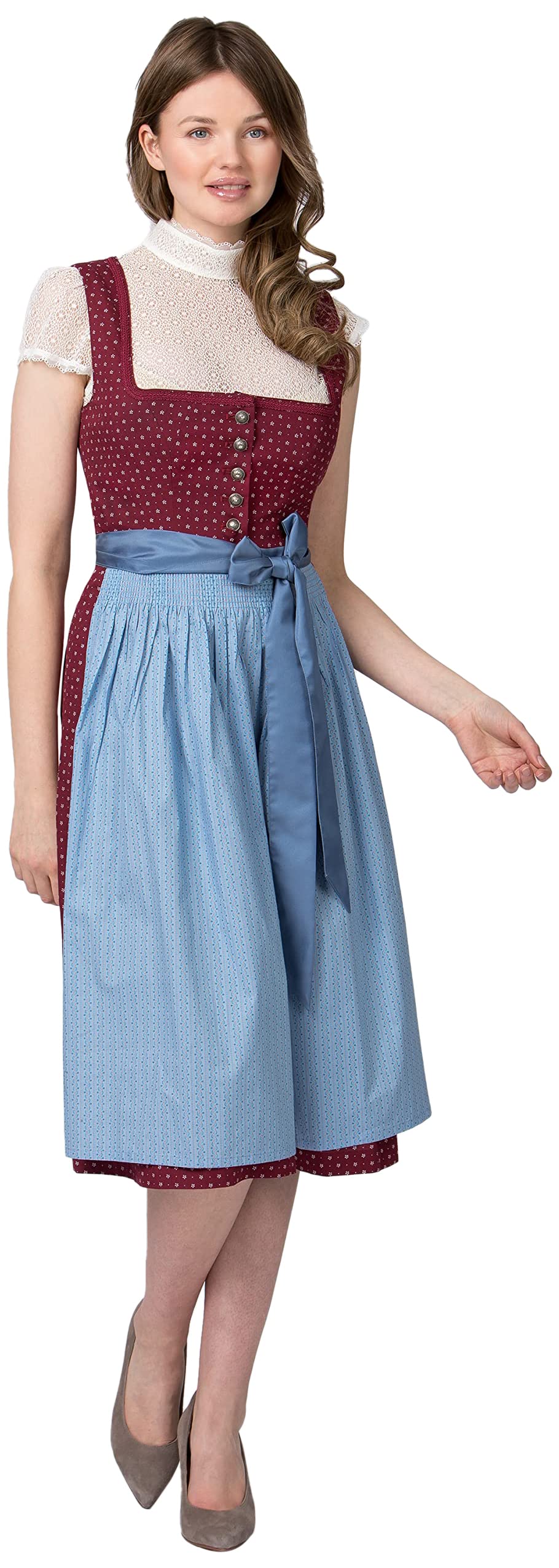 Stockerpoint Damen Julina Midi Dirndl (1er Pack)