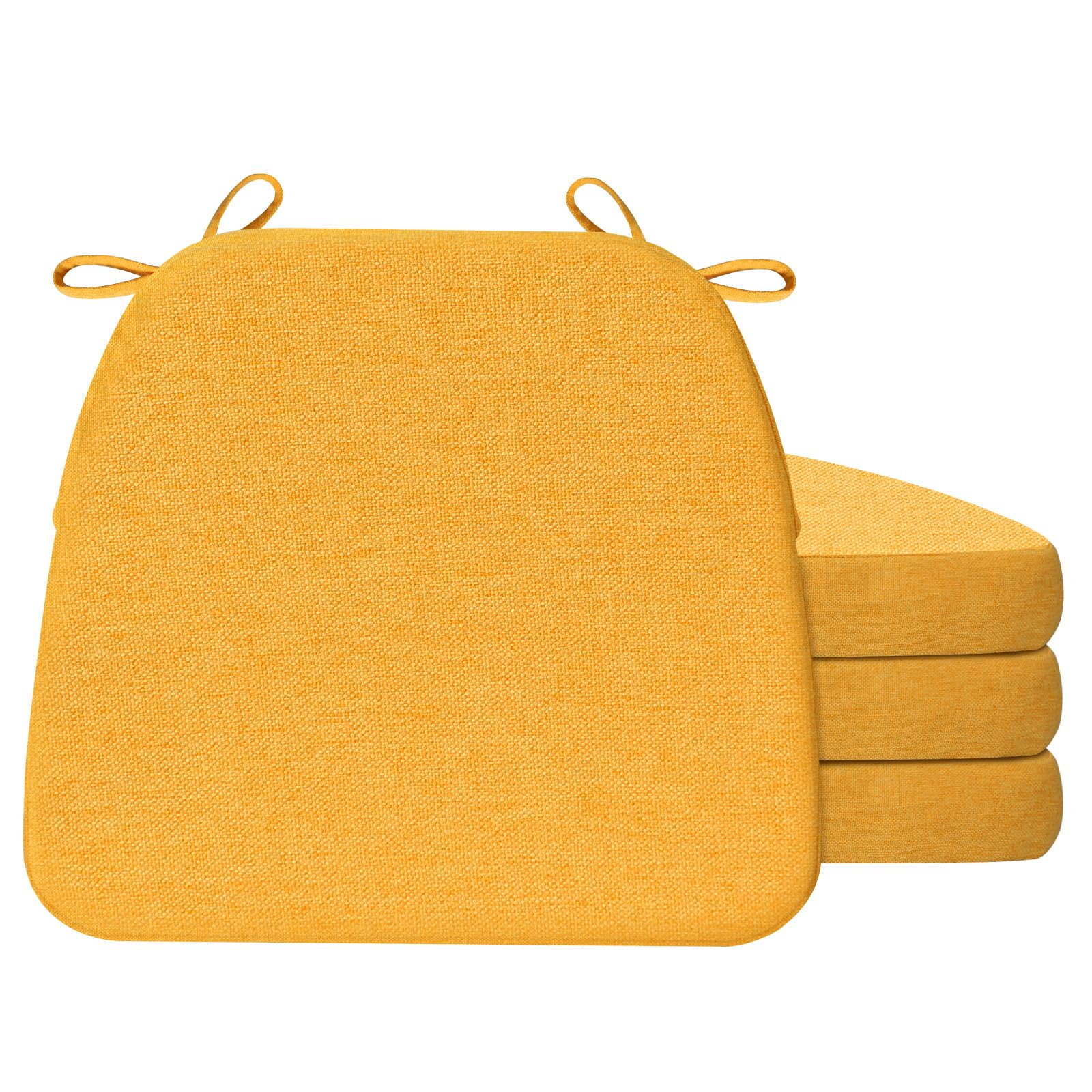 AAAAAcessories Chair Cushions for Dining Chairs, 17 x 16 x 2 in, Set of 4