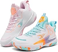 KIUSMETY High Top Basketball Shoes Men Women Breathable Mesh Non-Slip Volleyball Sneakers Comfortable Outdoor Sport