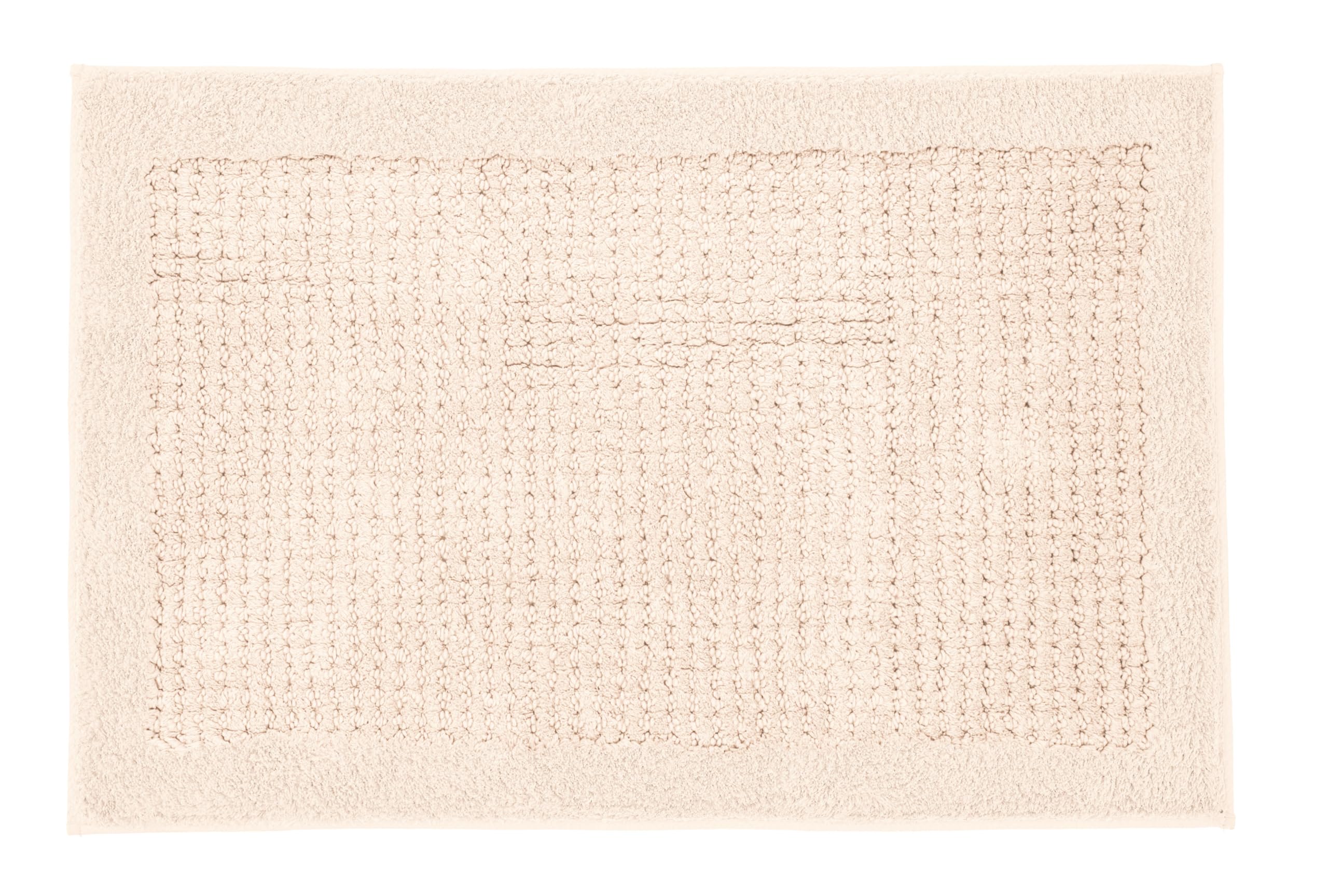 Kleine Wolke Alfombra de baño, algodón, Natural, 80 x 140 cm