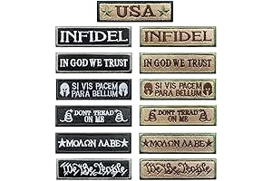 13 Pieces Bundle Great Value Tactical Emblem Badge Patch Set for Military Uniforms