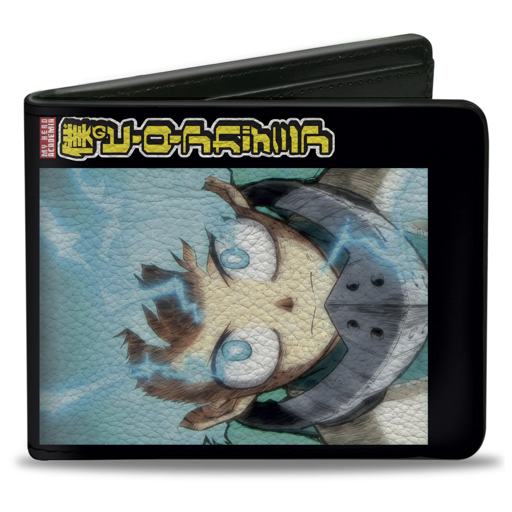 Buckle-Down My Hero Academia Wallet, Bifold, My Hero Academia Tomura Shigaraki and Izuku Midoriya and Logo, Vegan Leather