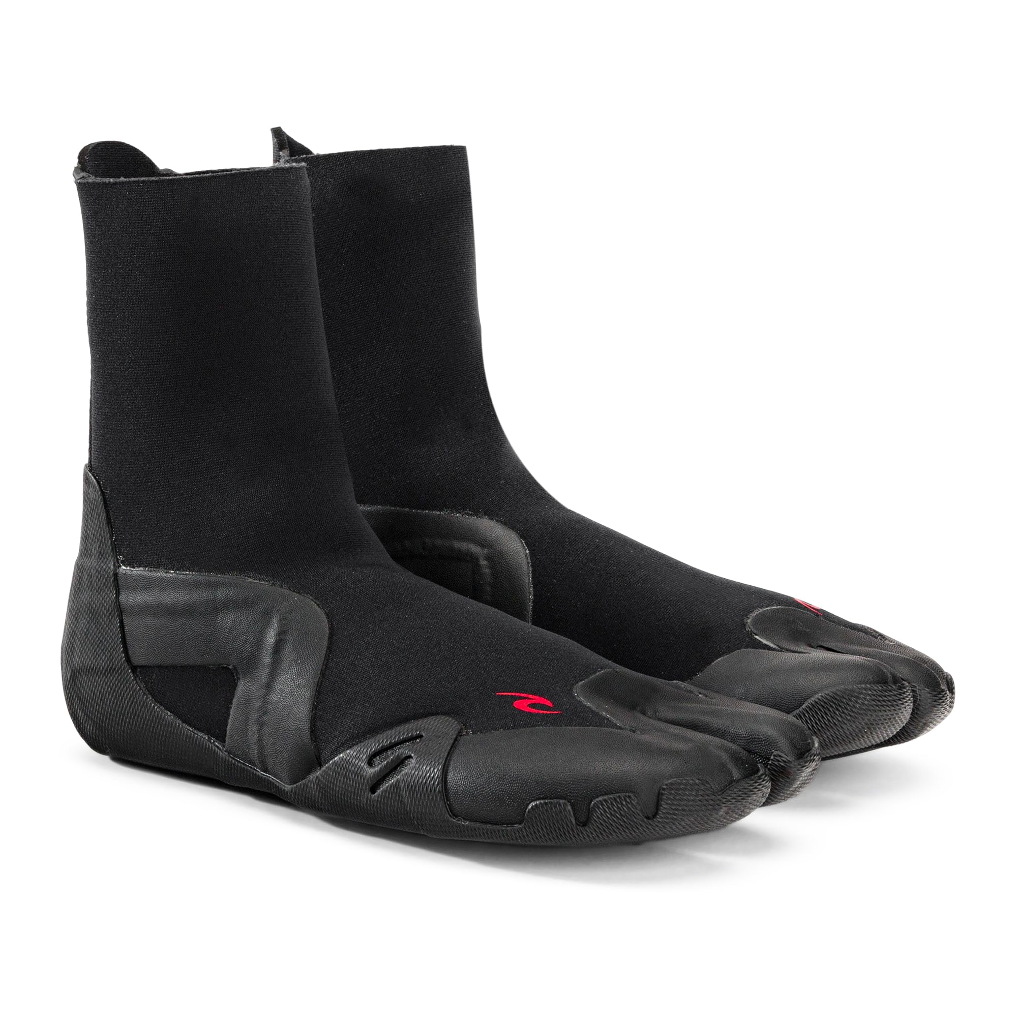 RIP CURL 2023 남성 오메가 3MM 스플릿 토 잠수복 부츠 WBOYAD - 블랙