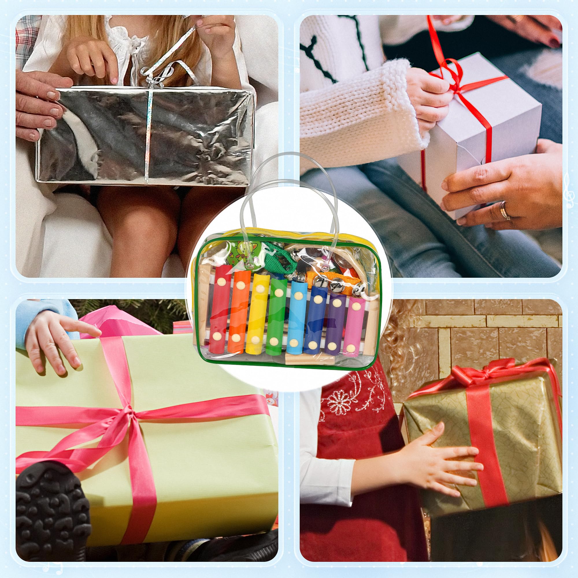 Childom Kids Musical Instruments for Toddlers,Baby Musical Toys for Toddlers,Preschool Educational Kids Gifts,Birthday Gifts for Boys Girls,Kid Xylophone,Kid Maracas,Wooden Instruments Toddler Toys