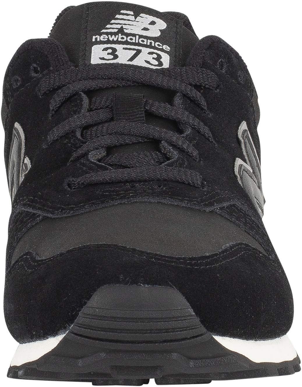 New Balance 373 True Black Suede Trainers