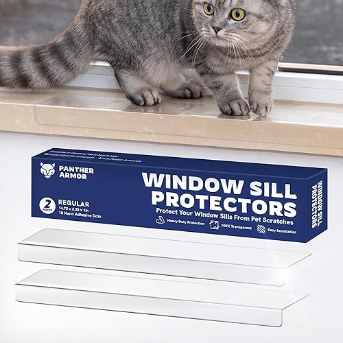 Panther Armor 2 Pack, Window Sill Protector for Pets, Dog