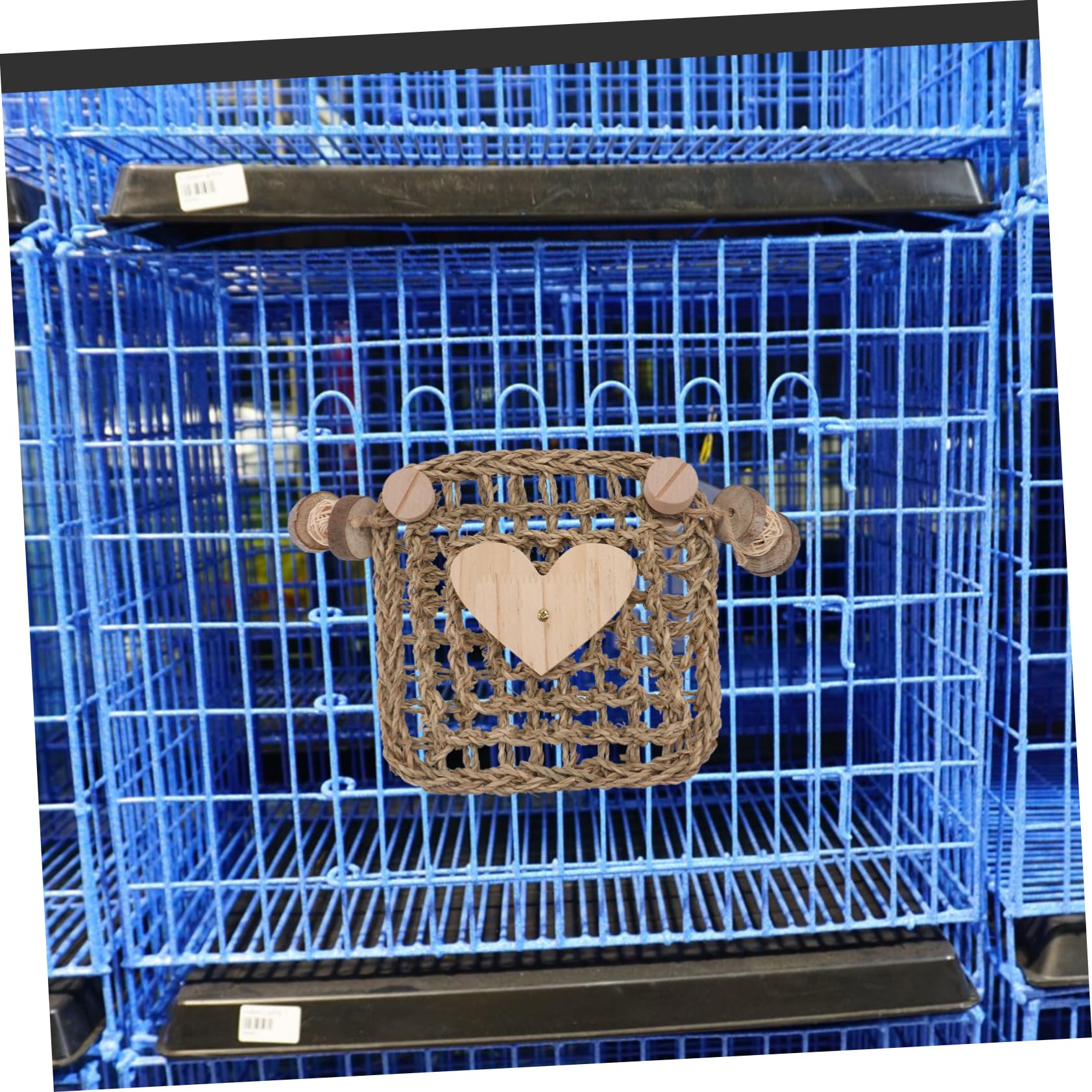 DOITOOL 2stücke Käfig-grasmatte Für Kleintiere Langlebig Schadstofffrei Zum Kauen Und Kratzen Für Kaninchen Meerschweinchen Und Hamster Schützt Empfindliche Pfoten Vor Drahtböden