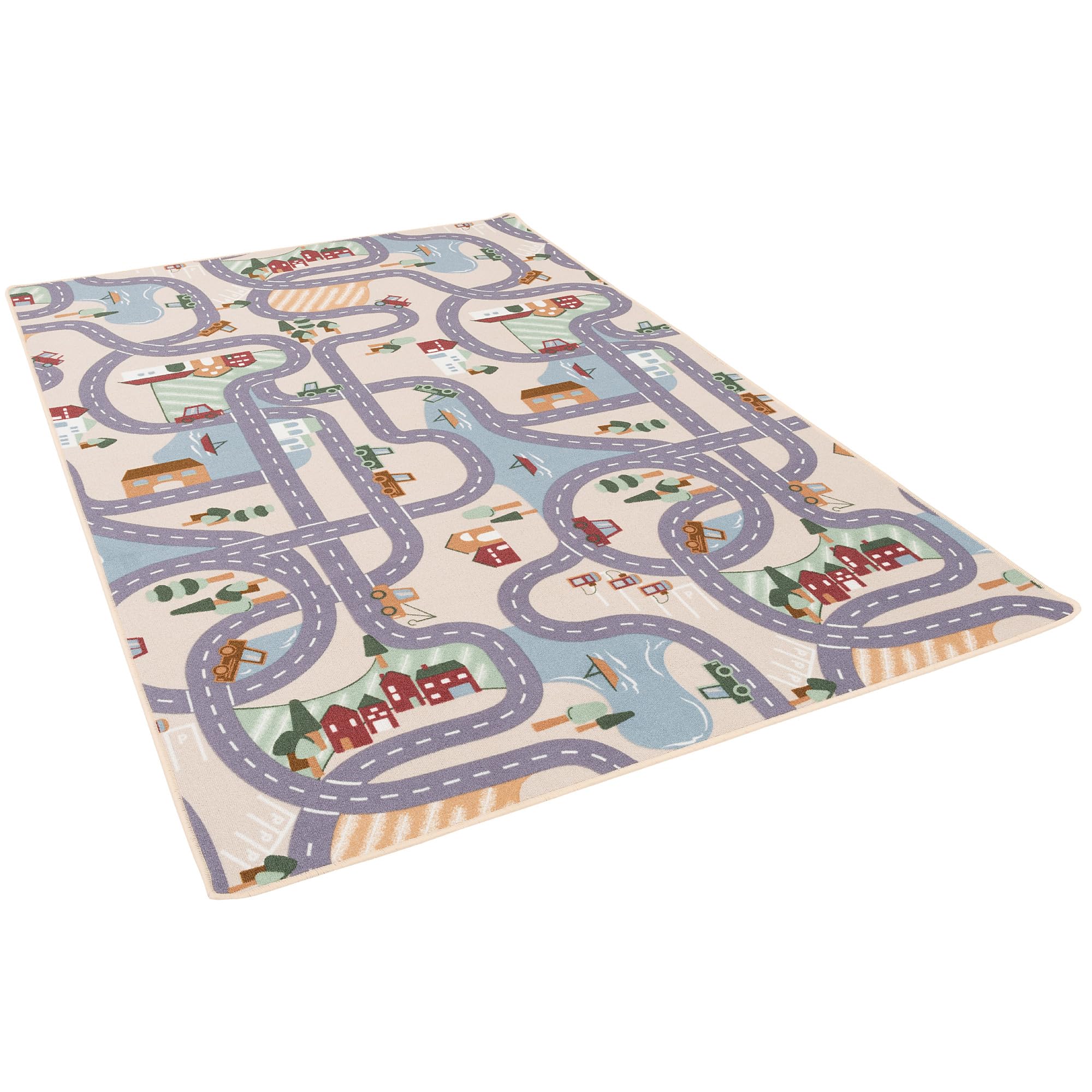 Snapstyle Tapis pour Enfants Tapis de Jeu Grand Choix Tapis de Rue Facile d'entretien résistant Chambres d'enfants