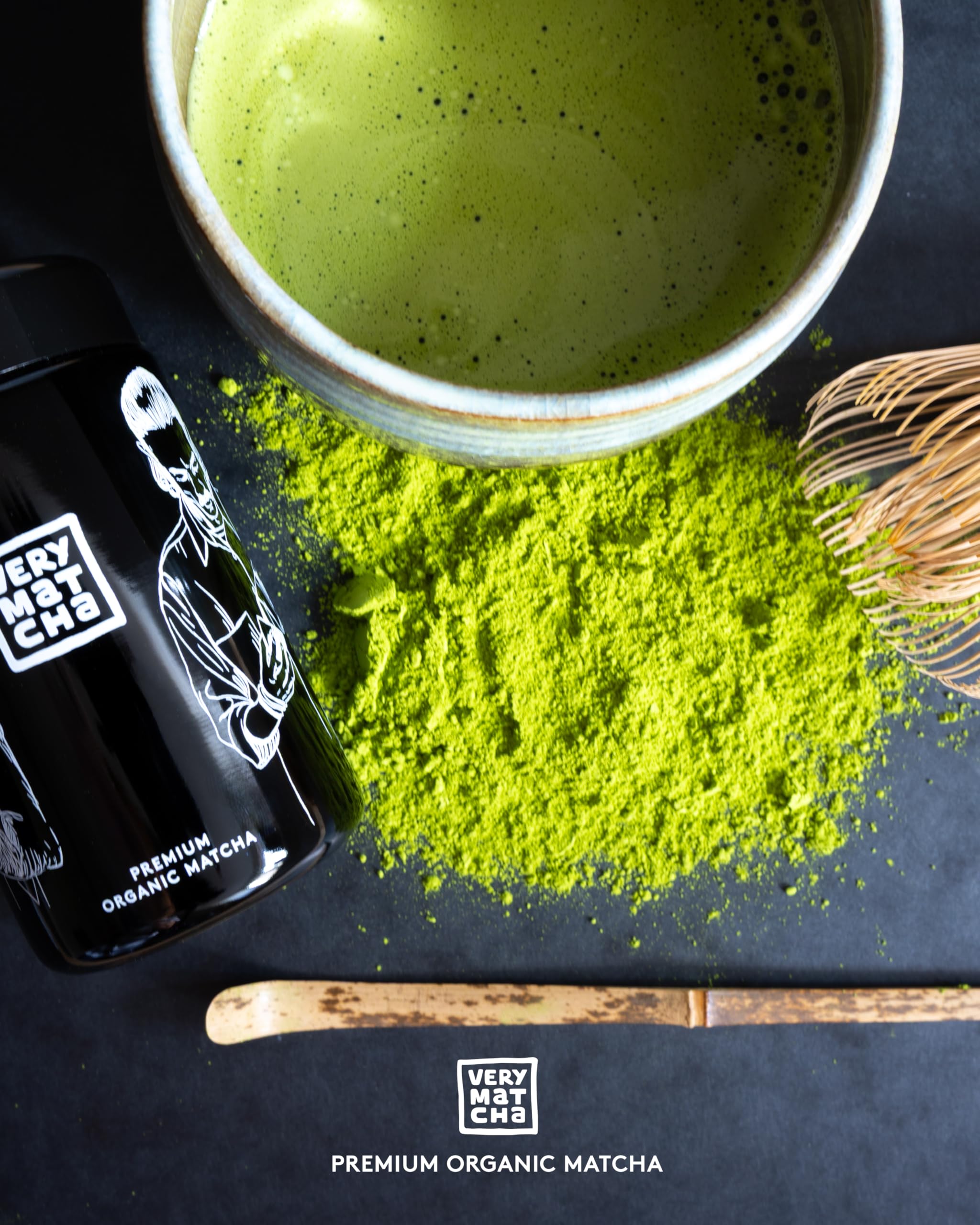 Bio Matcha BARISTA 30g im Violettglas – Echtes japanisches Matchapulver für Matcha Latte und Usucha – Premium Qualität