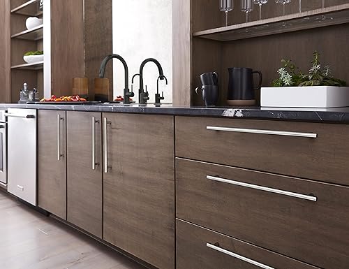 Miniatura 2 de Amerock  Tirador de manija de gran tamaño para gabineteelectrodoméstico  Cromo pulido  Tirador de cajón de centro a centro de 12 pulgadas (12.008