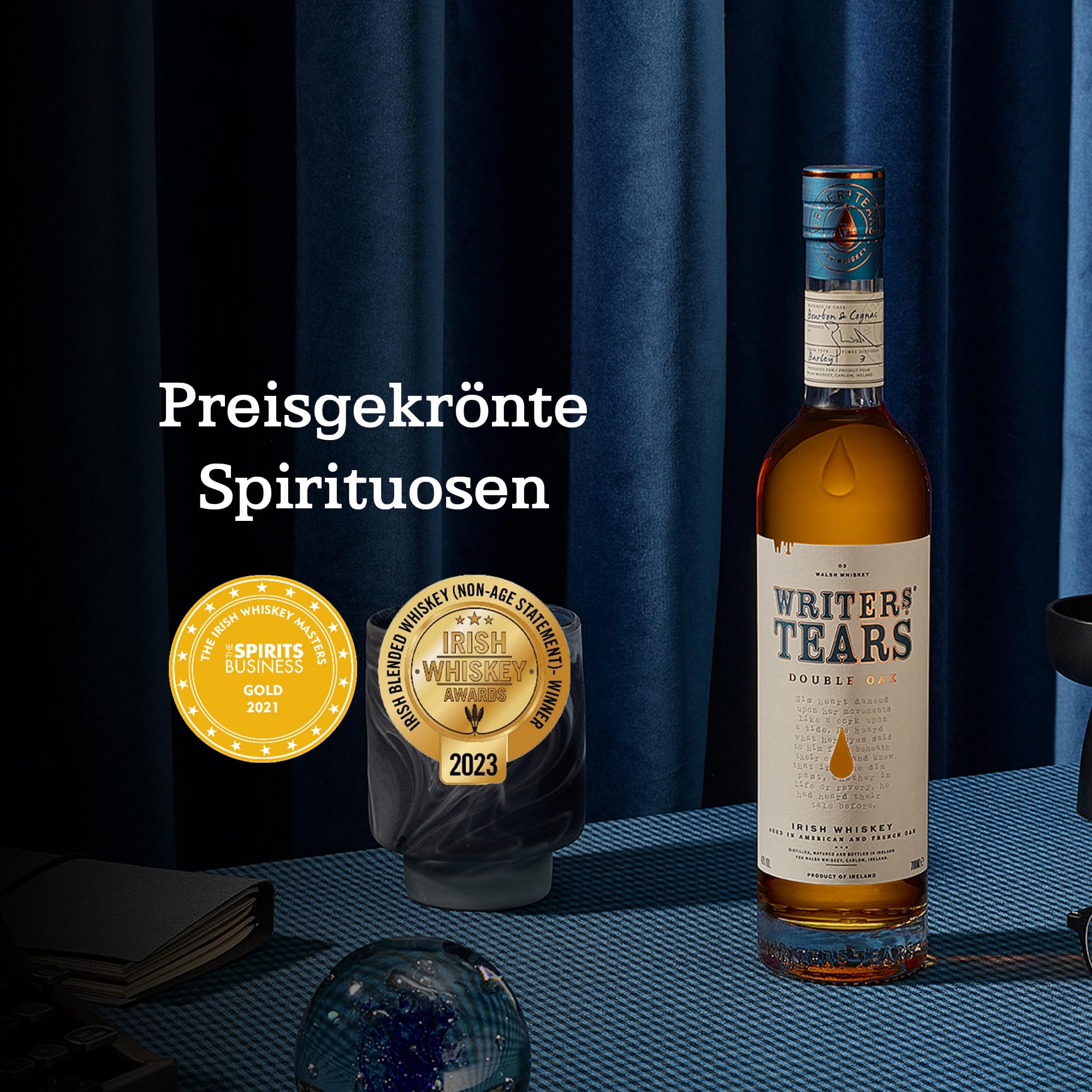 Writer's Tears DOUBLE OAK Irish Whiskey 46% Vol. 0,7l in Giftbox