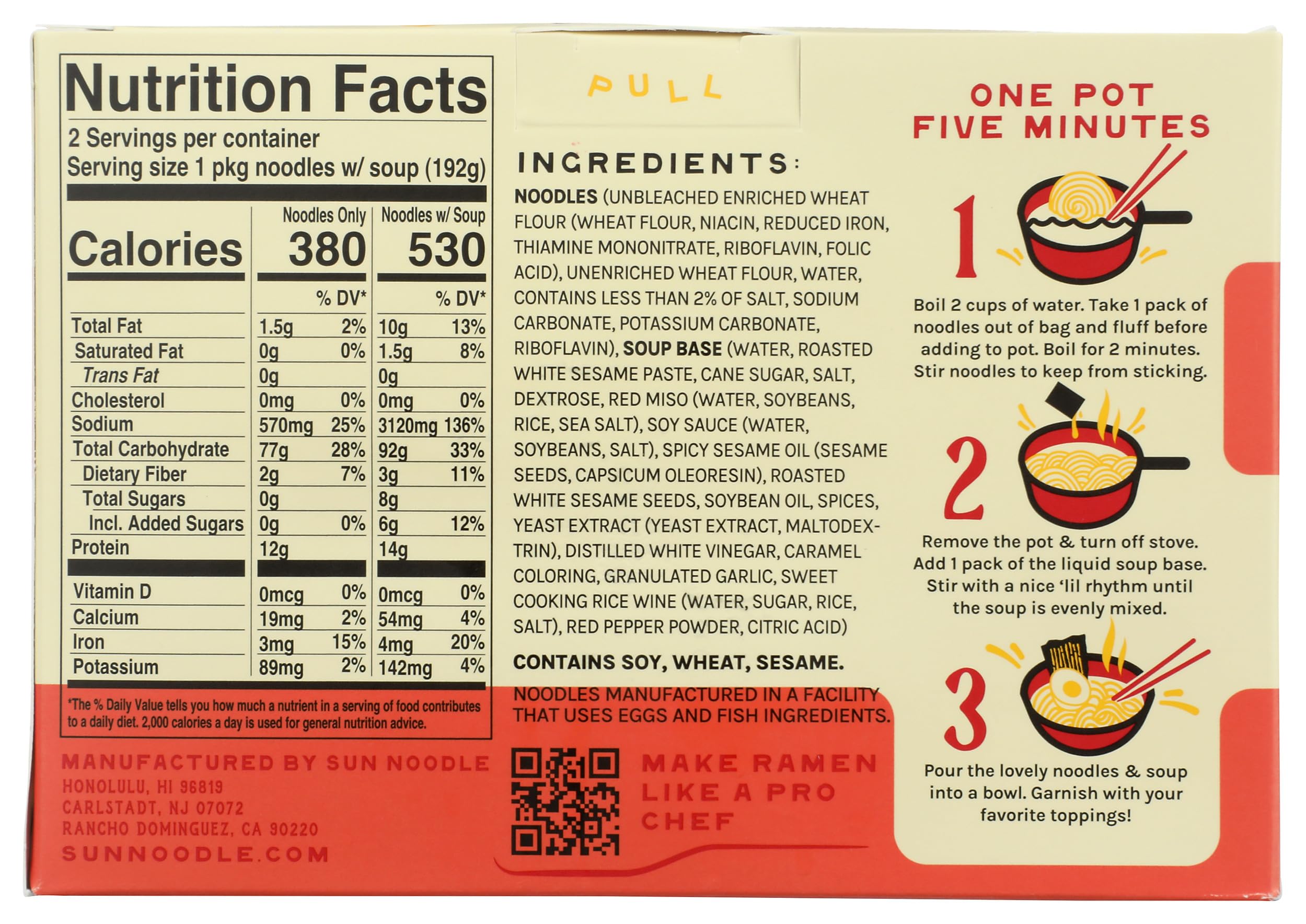 Ramen Spicy Sesame, 12.7 Ounce | Grocery Pickup & Delivery | Whole