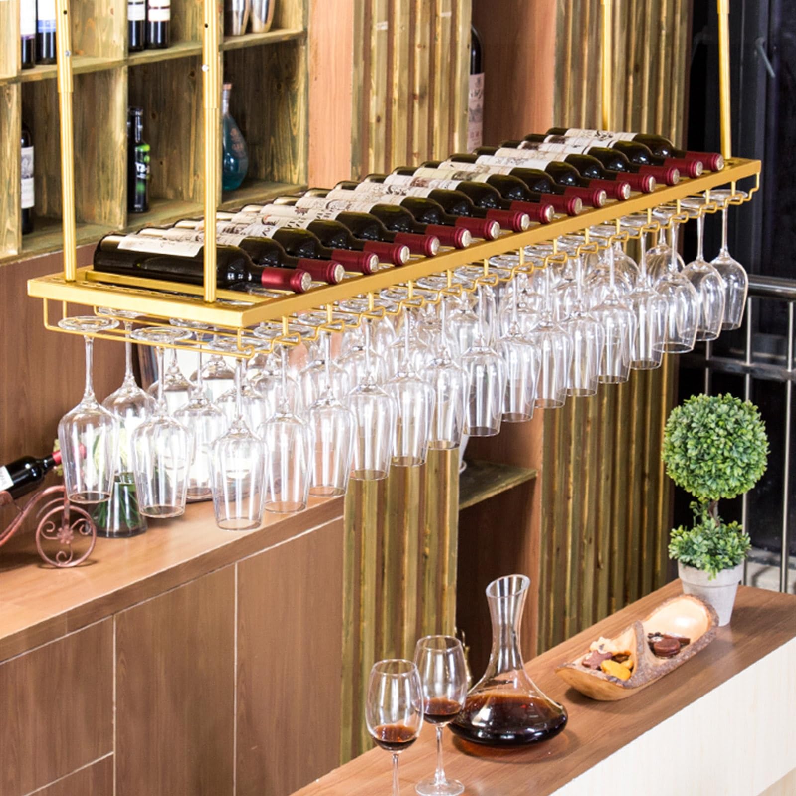 Support de verre à vin pour gagner de la place dans votre cuisine