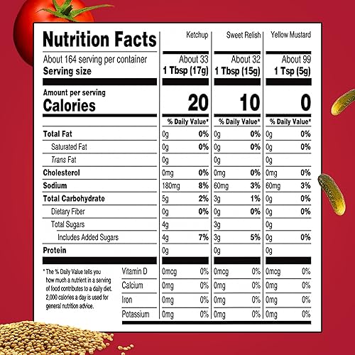Miniatura 11 de Heinz Paquete de picnic de tomate, salsa de tomate y mostaza, 3
