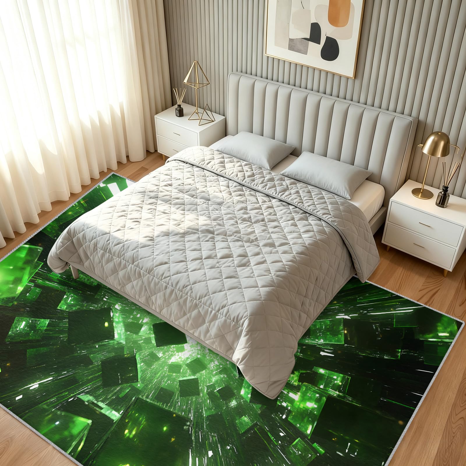 Cyberpunk Alfombra 120x180cm, 3D Sci-Fi Alfombras for Living Room
