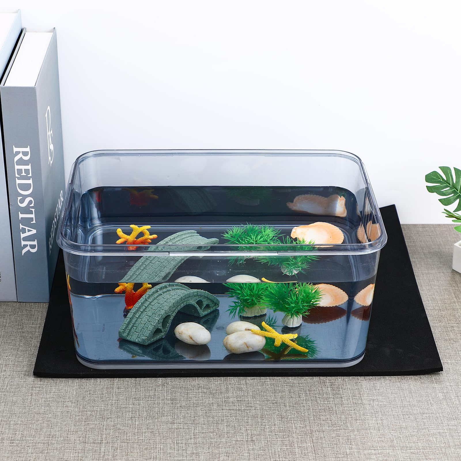 BESPORTBLE Aquarium Mat Underlay: Thicken Fish Tank Mat Aquarium Leveling Mat Fish Tank Pad Under Sponge Filter for Betta Leveling Mat for Aquarium Container - Image 2