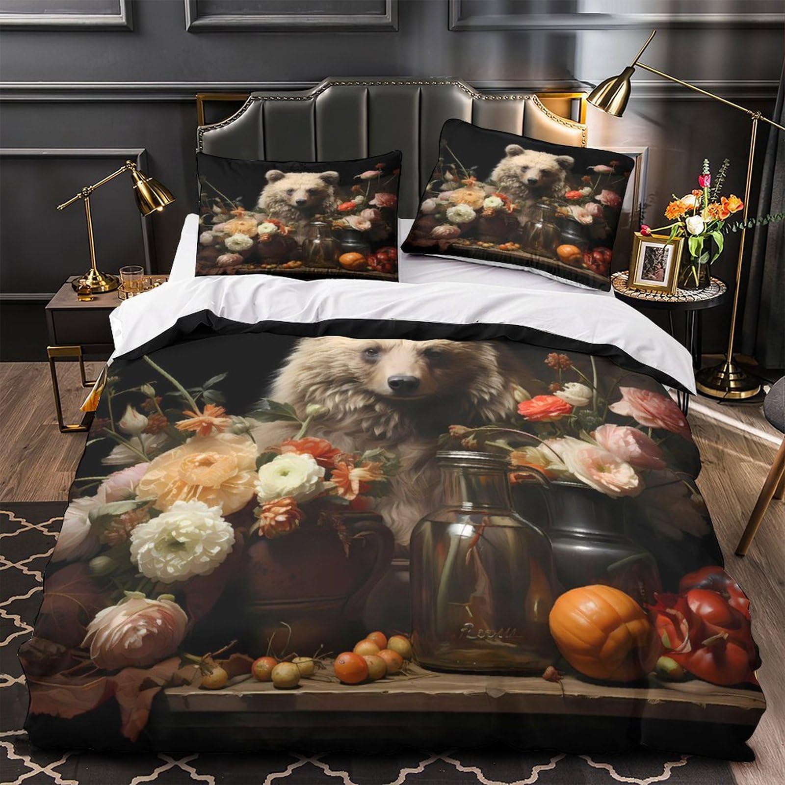 Linge de lit baseball 3D pour chambre d'enfant parure de lit Super King 260x220cm hypoallergénique
