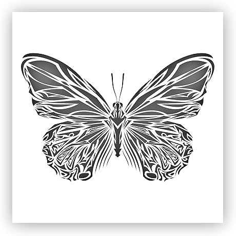 #2 Large Butterfly Wall Stencil